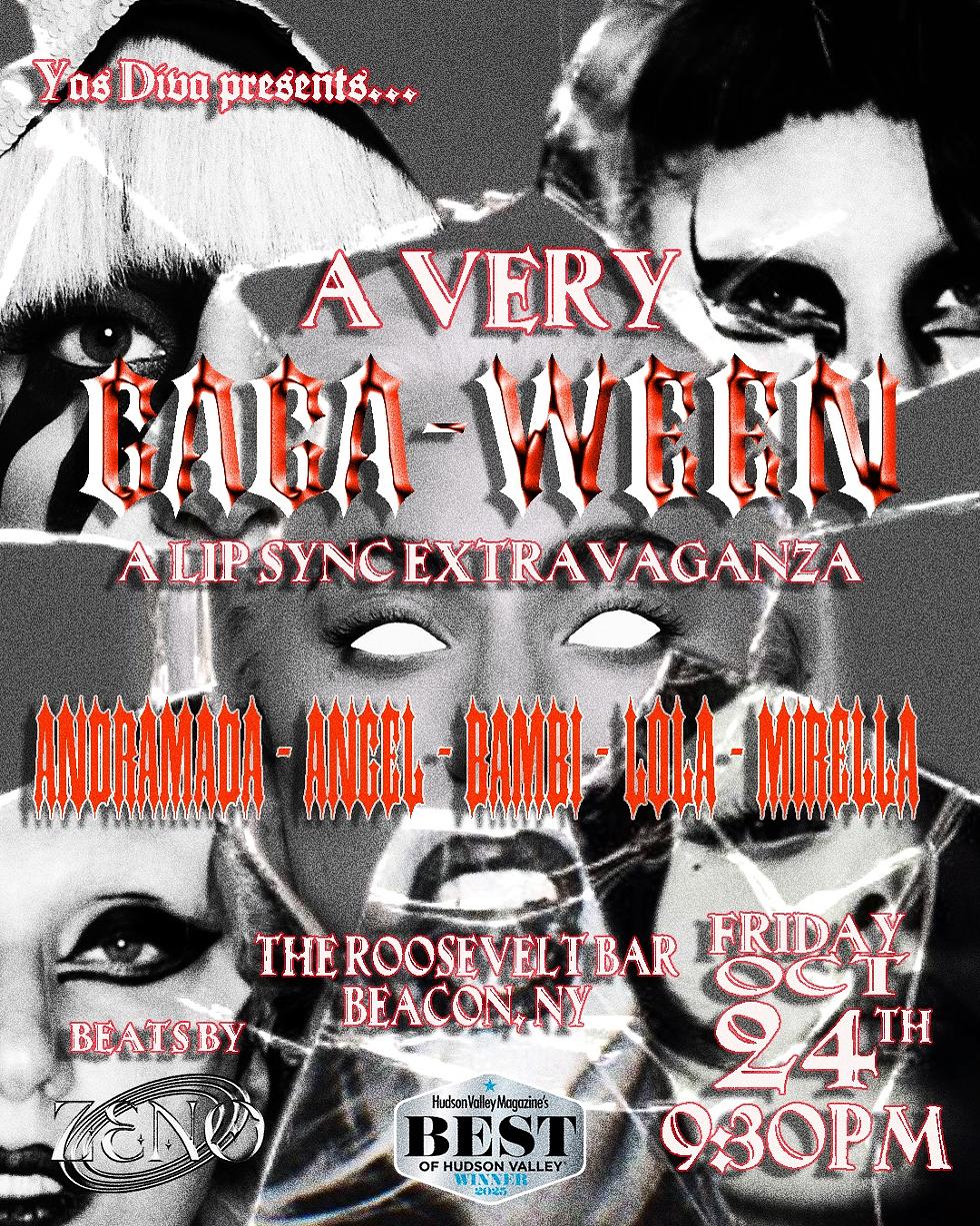 YAS DIVA! presents A Very Gaga-ween: A Lip Sync Extravaganza flyer