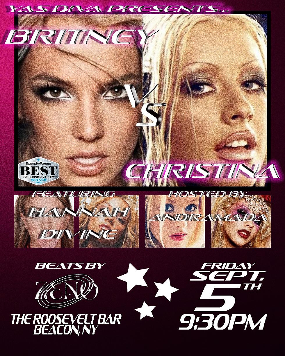 YAS DIVA presents: Britney vs. Christina flyer