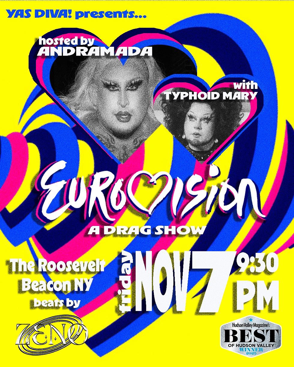 YAS DIVA presents Eurovision A Drag Show flyer