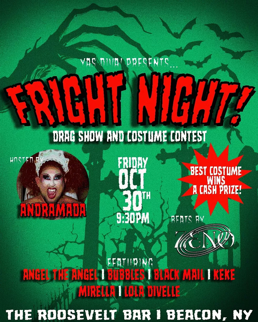YAS DIVA presents FRIGHT NIGHT flyer
