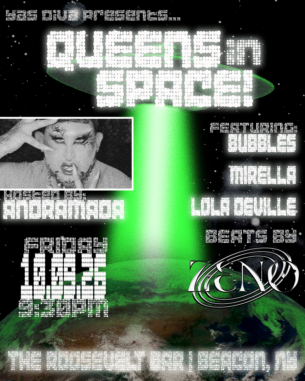 YAS DIVA presents Queens in Space flyer