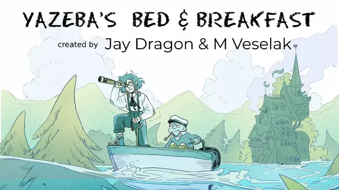 Image: YAZEBA&rsquo;S BED & BREAKFAST | Writer&rsquo;s Talk & Book Signing with Jay Dragon and M Veselak