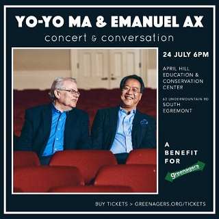 Image: Yo-Yo Ma and Emanuel Ax Concert & Conversation