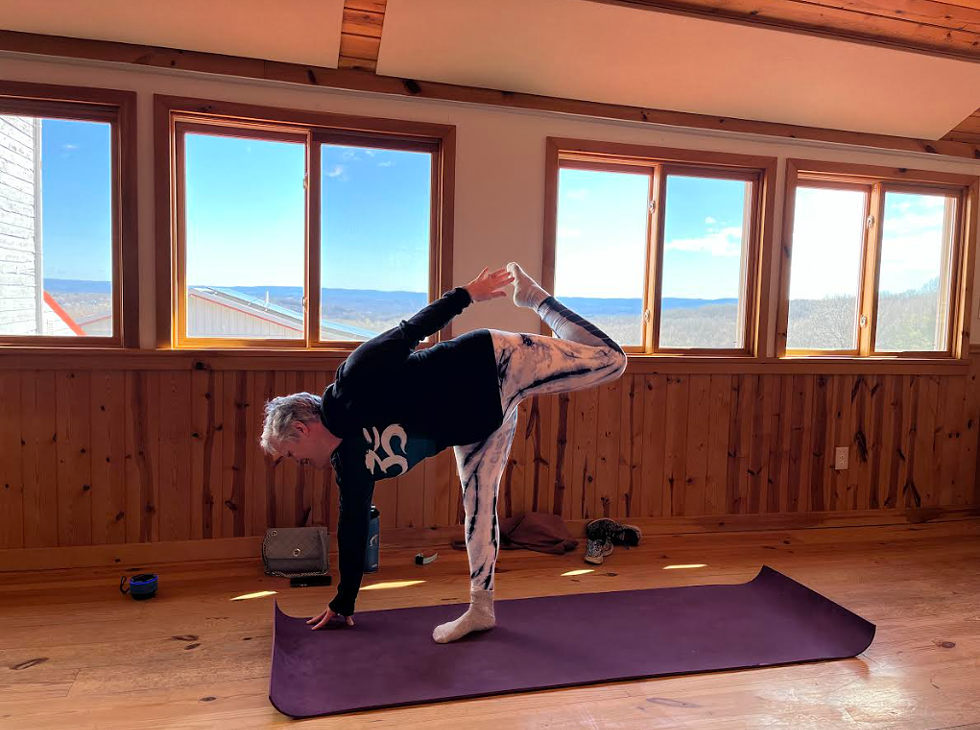 Yoga in the Tasting Room