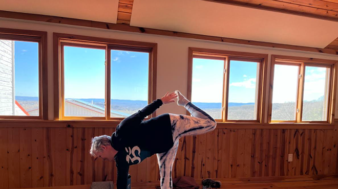 Image: Yoga in the Tasting Room